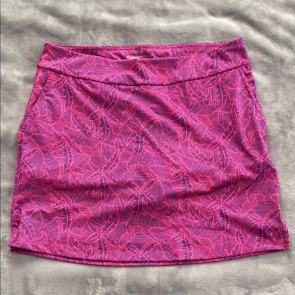 Vineyard Vines Size Small Pink Patterned Women's Skort